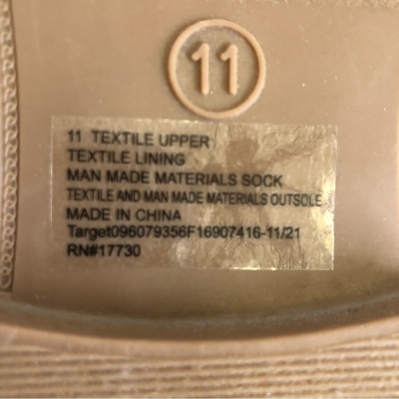 Universal Thread Women’s Louise Chevron Print Knotted Sandals Size 11 - Picture 7 of 10